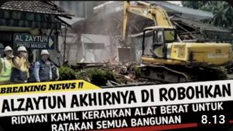 CEK FAKTA: Al Zaytun Akhirnya Dirobohkan! Ridwan Kamil Kerahkan Alat Berat untuk Ratakan Semua Bangunan