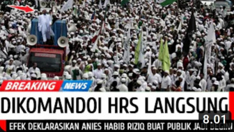 Salah, Habib Rizieq Shihab Komandoi Deklarasi Anies Baswedan Sebagai Calon Presiden