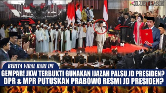 Ijazah Jokowi Terbukti Palsu, Benarkah DPR dan MPR Putuskan Prabowo Jadi Presiden?