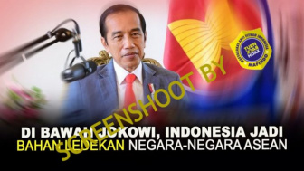 Di Bawah Jokowi, Indonesia Jadi Bahan Tertawaan Negara-negara ASEAN, Benarkah?