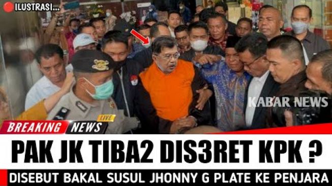 CEK FAKTA: Jusuf Kalla Kecipratan Dana Korupsi BTS Rp8,2 Triliun Rupiah dari Johnny G Plate?