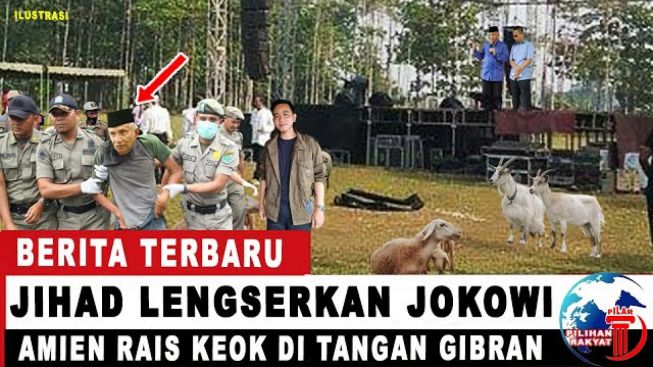 CEK FAKTA: Amien Rais Dihajar Gibran Rakabuming Raka karena Mau Lengserkan Jokowi?