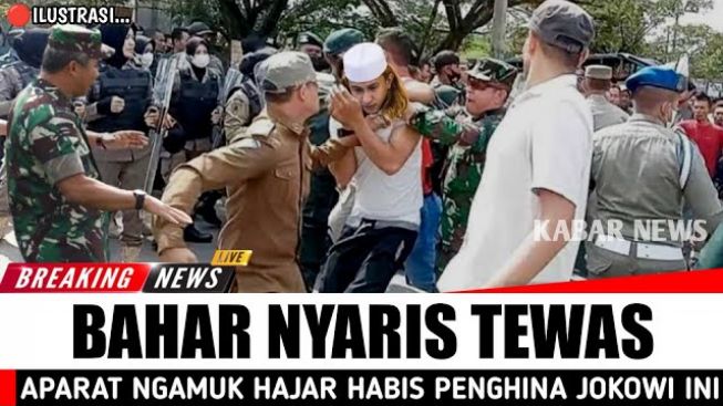 CEK FAKTA: Habib Bahar Nyaris Tewas, Dihakimi Massa Karena Hina Presiden Jokowi