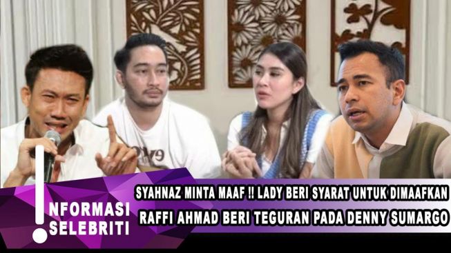 CEK FAKTA: Syahnaz Sadiqah Datangi Lady Nayoan untuk Minta Maaf, Istri Rendy Kjaernett Beri Persyaratan