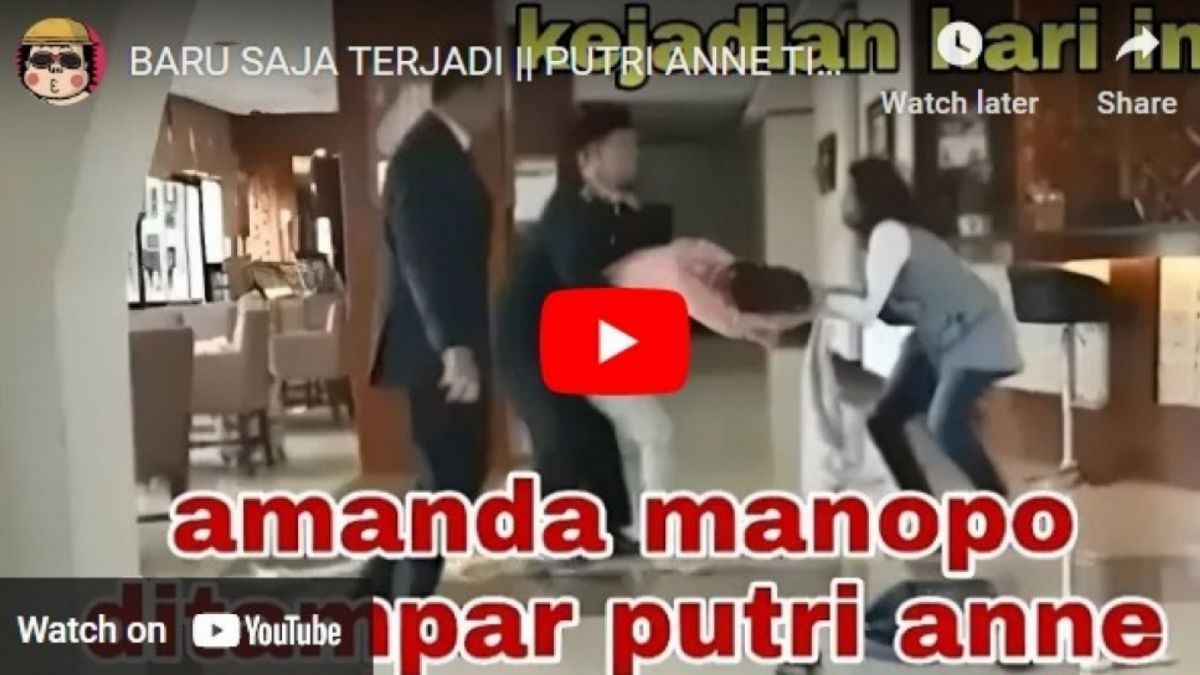 Hoaks Putri Anne tampar Amanda Manopo.