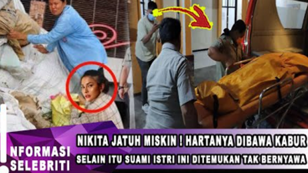 Thumbnail video yang menyebut Nikita Mirzani jatuh miskin dan tewas bersama suami. Cek Faktanya! [Kanal YouTube Gossip Artist News]