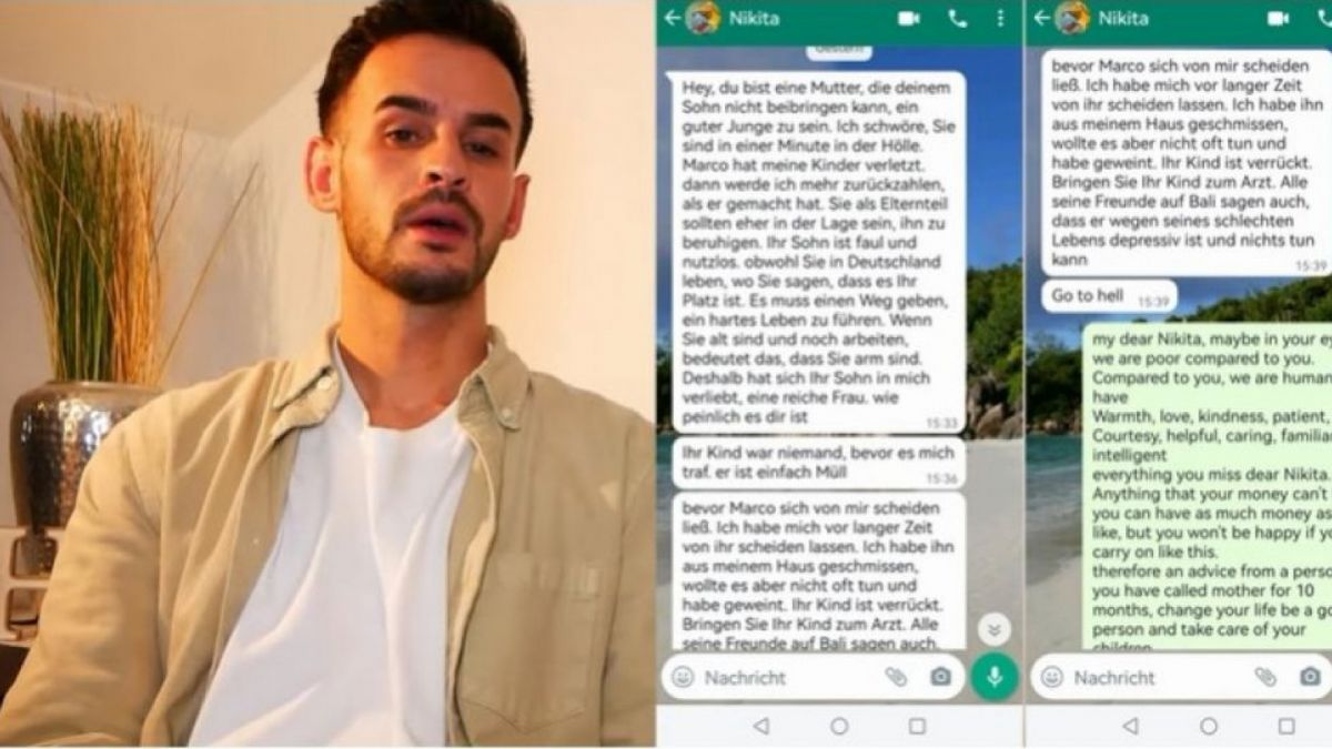 Chat Nikita Mirzani dan ibu Antonio Dedola (YouTube)