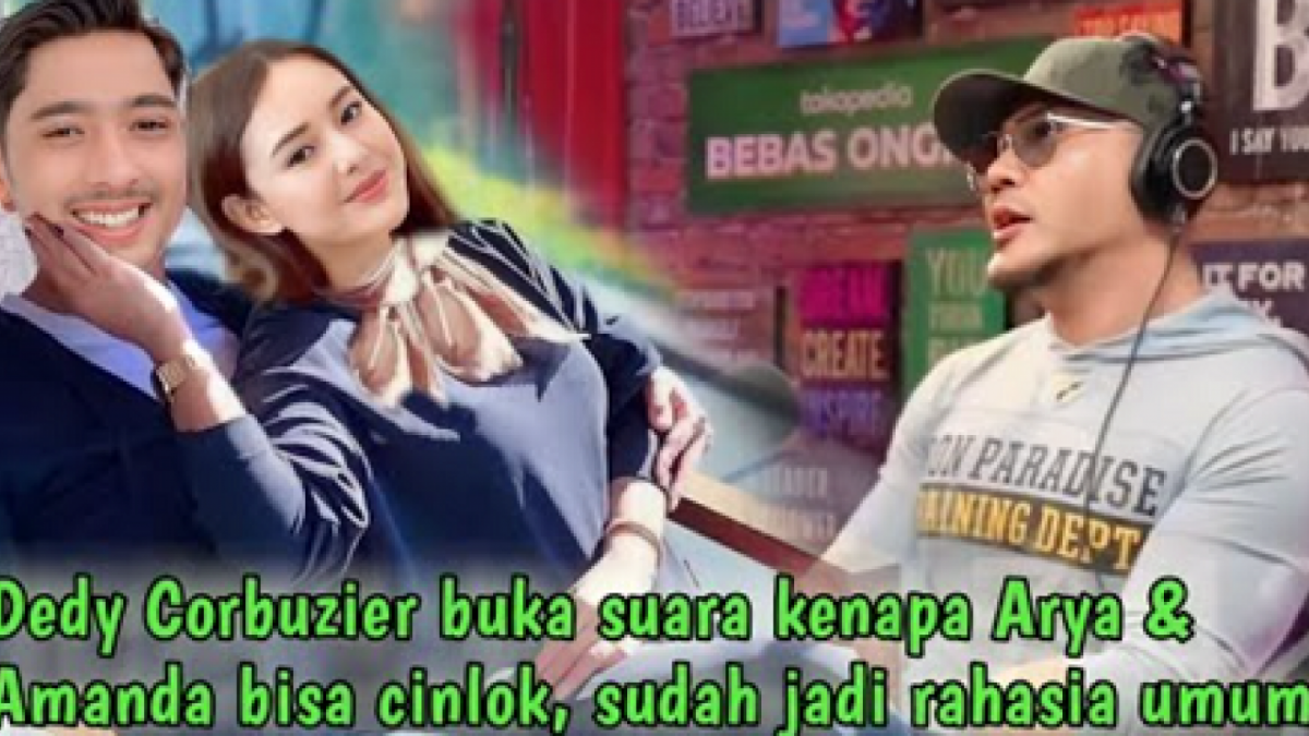 Thumbnail video yang mengklaim Deddy Corbuzier buka suara soal hubungan gelap Amanda Manopo dan Arya Saloka. [Akun YouTube ZML Entertainment]
