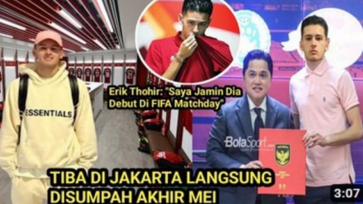 Cek Fakta Justin Hubner Bakal Tampil di Fifa Matchday (YouTube Kreator Bola)