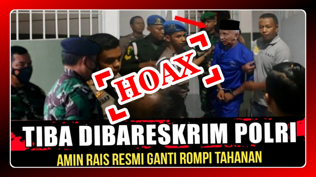 Thumbnail Video yang menyebut Amien Rais ganti rompi tahanan