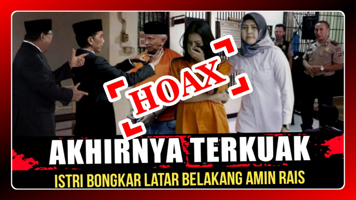 Thumbnail YouTube yang menyebut istri Amien Rias membongkar identitas sang suami