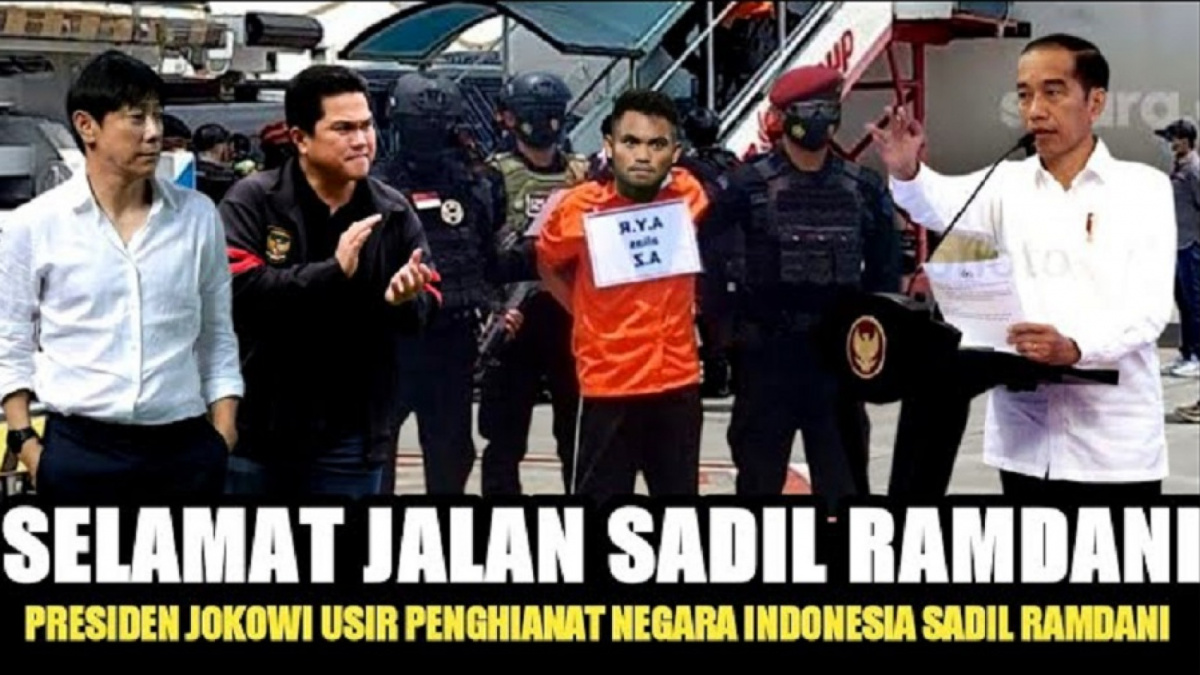 Thumbnail video menarasikan seolah Saddil Ramdani berbuat ulah di Timnas Indonesia. [YouTube]