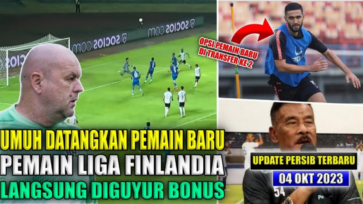 Thumbnail video menarasikan seolah Umuh Muchtar mendatangkan pemain baru ke kubu Persib. [YouTube]