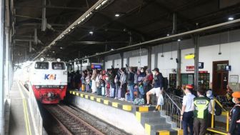 H+2 Lebaran, Arus Balik ke Jakarta via Jalur Kereta Api Naik Dua Kali Lipat