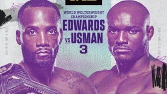 Jadwal Lengkap UFC 286: Mampukah Leon Edwards Pertahankan Sabuk Kelas Welter dari Kamaru Usman