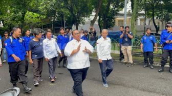 Pimpinan Buruh Sambangi Ganjar Pranowo, Sebut Dukung Penuh Capres PDIP di Pilpres 2024