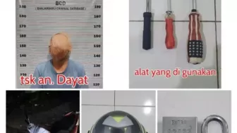 Viral, Polisi Berhasil Bekuk Pencuri Spesialis Kotak Amal di Banjarbaru