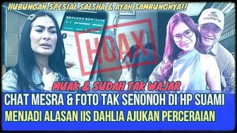 Cek Fakta: Foto Tak Senonoh di Galeri HP Suami Iis Dahlia Jadi Penyebab Perceraian