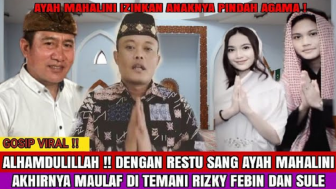 Cek Fakta: I Gede Suraharja Izinkan Anaknya Mualaf, Sule-Rizky Febian Saksikan Mahalini Ucap Syahadat