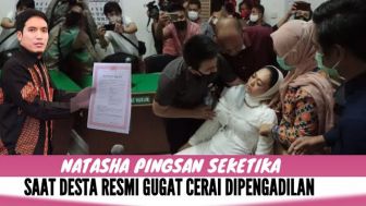 Cek Fakta: Desta Gugat Cerai sang Istri ke Pengadilan, Natasha Rizki Seketika Drop