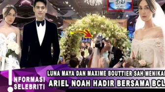 CEK FAKTA: Luna Maya dan Maxime Bouttier Menikah di Gedung mewah, Ariel Noah Hadir Bersama BCL