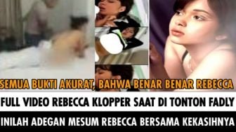 Cek Fakta: Rebecca Klopper Menjerit Saat Fadly Faisal Putar Video Syur Durasi 47 Detik