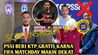 CEK FAKTA: Berdarah Jawa, Pemain AC Milan Dinaturalisasi, PSSI Beri KTP Gratis