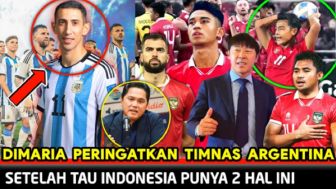 CEK FAKTA: Lawan Argentina, Timnas Indonesia Dipastikan Menang karena 2 Hal Ini