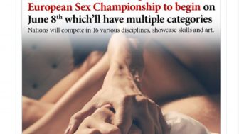 CEK FAKTA: Swedia Mengakui Aktivitas Seks sebagai Olahraga dan Bersiap Gelar Kejuaraan