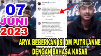 CEK FAKTA: Arya Saloka Beberkan DM Putri Anne dengan Bahasa Kasar