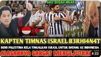 Cek Fakta: Kapten Timnas Israel Membelot, Bela Palestina demi Hadapi Indonesia di FIFA Matchday