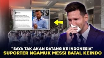 VIRAL! Lionel Messi Batal Datang ke Indonesia, Suporter Timnas Auto Ngamuk, Cek Faktanya