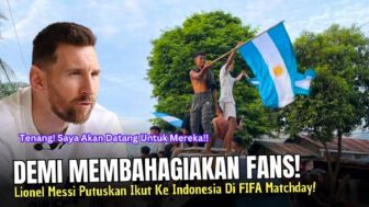 CEK FAKTA: Demi Bahagiakan Fans Tanah Air, Lionel Messi Putuskan Ikut ke Indonesia