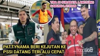 CEK FAKTA: Beri PSSI Kejutan, Shayne Pattynama Sudah Tiba di Surabaya Langsung Latihan Bareng Timnas