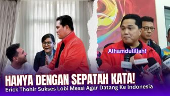 Cek Fakta: Lobi Erick Thohir Sukses, Messi Bersedia Datang ke Indonesia