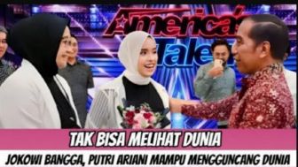 Presiden Jokowi Bayar Putri Ariani America's Got Talent Rp 7 Triliun, Cek Faktanya