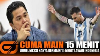 Bikin Kecewa, Lionel Messi Hanya Main 15 Menit Saat Lawan Timnas Indonesia, Cek Faktanya