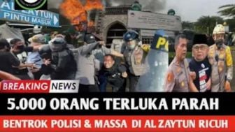 Klaim Video 5 Ribu Orang Terluka dalam Demo Penutupan Pesantren Al Zaytun Ternyata HOAX