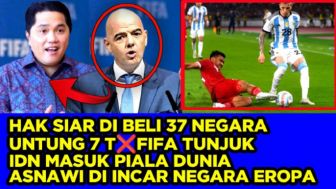 CEK FAKTA: Berkat Erick Thohir, Hak Siar Tayangan Bola Indonesia Dibeli 37 Negara hingga Untung 7 Triliun