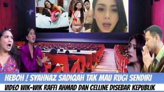 Tak Mau Rugi Sendiri, Syahnaz Sebar Video Wik-Wik Raffi Ahmad dan Celine ke Publik, Cek Faktanya