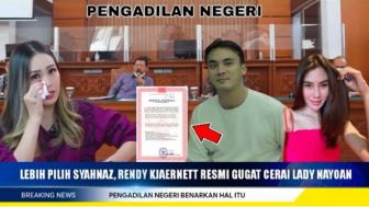 Lebih Pilih Syahnaz Sadiqah, Rendy Kjaernett Resmi Gugat Cerai Lady Nayoan, Cek Faktanya