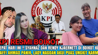 KPI Resmi Boikot Syahnaz Sadiqah dan Rendy Kjaernett Buat Raffi Ahmad Syok, Lady Nayoan Sebut Karma, Cek Faktanya!