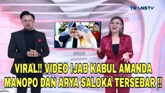 Viral! Video Ijab Kabul Amanda Manopo dan Arya Saloka Tersebar, Cek Faktanya