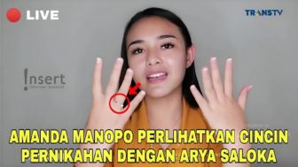 Bukan Main, Amanda Manopo Perlihatkan Cincin Pernikahannya dengan Arya Saloka, Cek Fakta