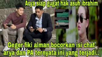 Cek Fakta: Siap Gugat Hak Asuh Ibrahim, Fiki Alman Bocorkan Isi Chat Arya Saloka dan Putri Anne