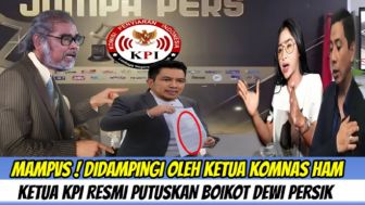 Didampingi Ketua Komnas HAM, KPI Resmi Putuskan Boikot Dewi Perssik, Cek Faktanya