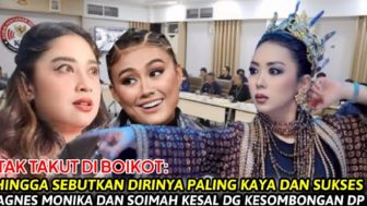 Cek Fakta: Tak Takut Diboikot, Agnes Monica Sebut Dewi Perssik Artis Paling Sombong