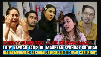 CEK FAKTA: Syahnaz Rela Sujud di Kaki Lady Nayoan, Bikin Nagita Slavina Histeris, Benarkah?