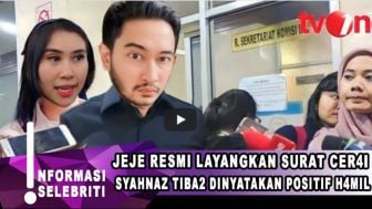 Cek Fakta: Jeje Sengaja Tunda Cerai karena Syahnaz Tiba-Tiba Positif Hamil