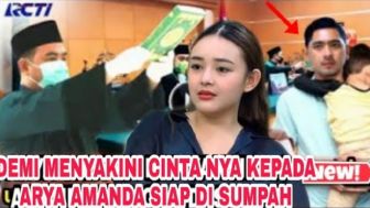 Cek Fakta: Demi Yakinkan Cintanya kepada Arya Saloka, Amanda Manopo Siap Disumpah